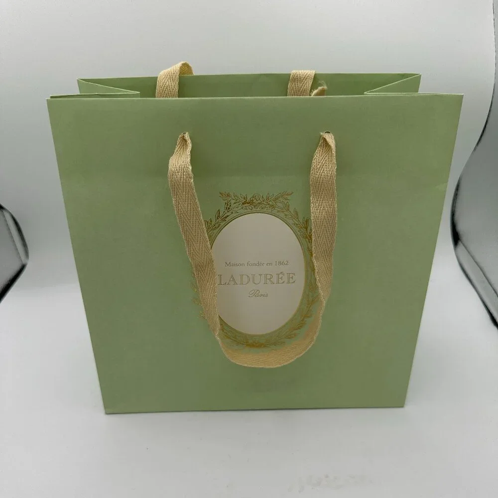 New Style Ladurée Paris Paper Shopping Bag for Parties 8.5